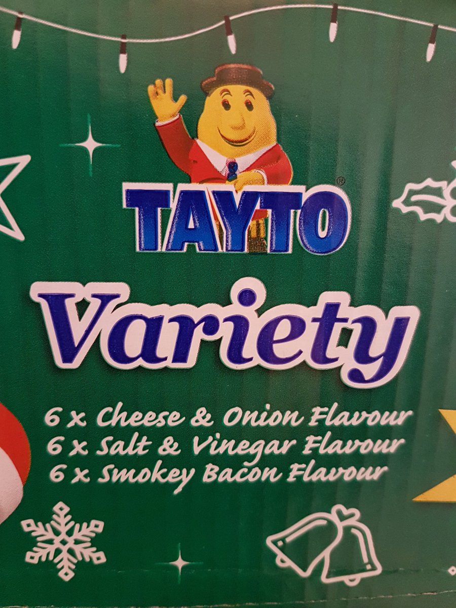 CTCDunbar's tweet photo. Irish Christmas crisps have finally arrived. Missed a connection along the way but got here in the end!!
Kings and Tayto christmas boxes. Grab them while they last. Very few available. https://t.co/QP5est9uHw