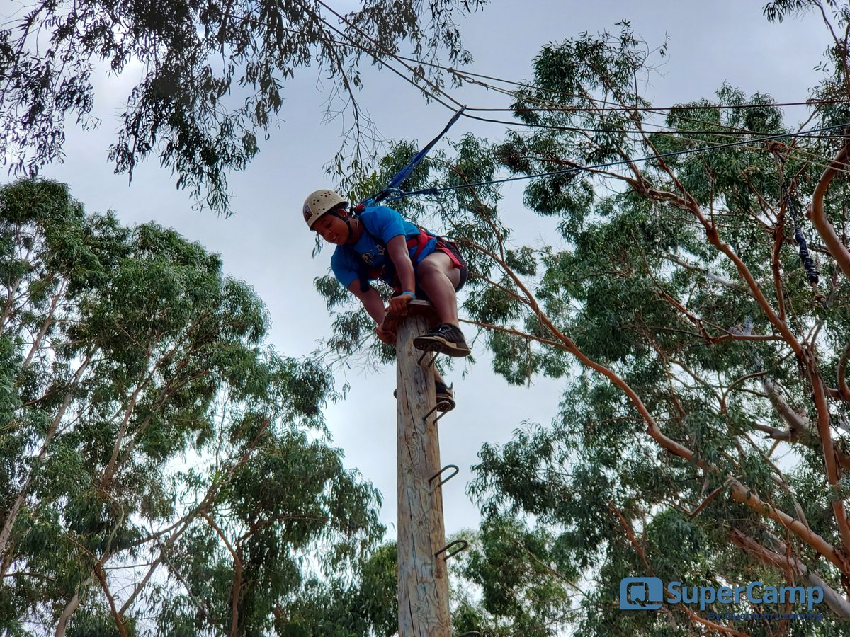 #throwbackthursday to SuperCamp Senior Forum's Outdoor Adventure Day held at Stanford University. I trust myself! I #trust my #team!