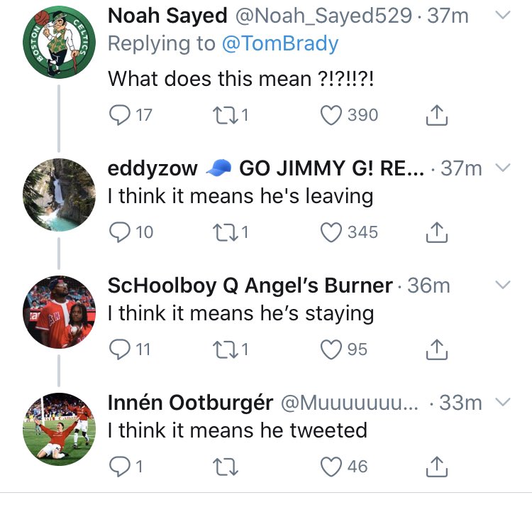 Pez1865's tweet photo. Man twitter can be really great sometimes... #Brady #NFLTwitter https://t.co/GcSiZQkRj1