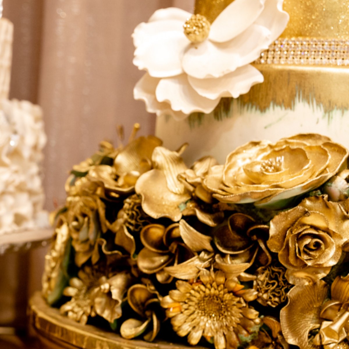 Your gilded treasure will taste just as rich and decadent as it looks.