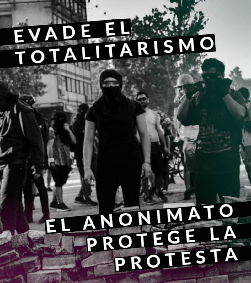 Anonimato Protesta Chile Colectivo Disonancia