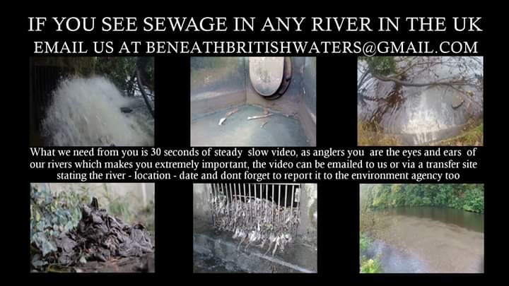 Be great if everyone could retweet this, you can also save and share elsewhere. Our rivers are so important, let's get them back to how nature intended them to be. Asking for everyone's help particularly anglers. 
#rivers #Pollution #OurPlanet #sewage
