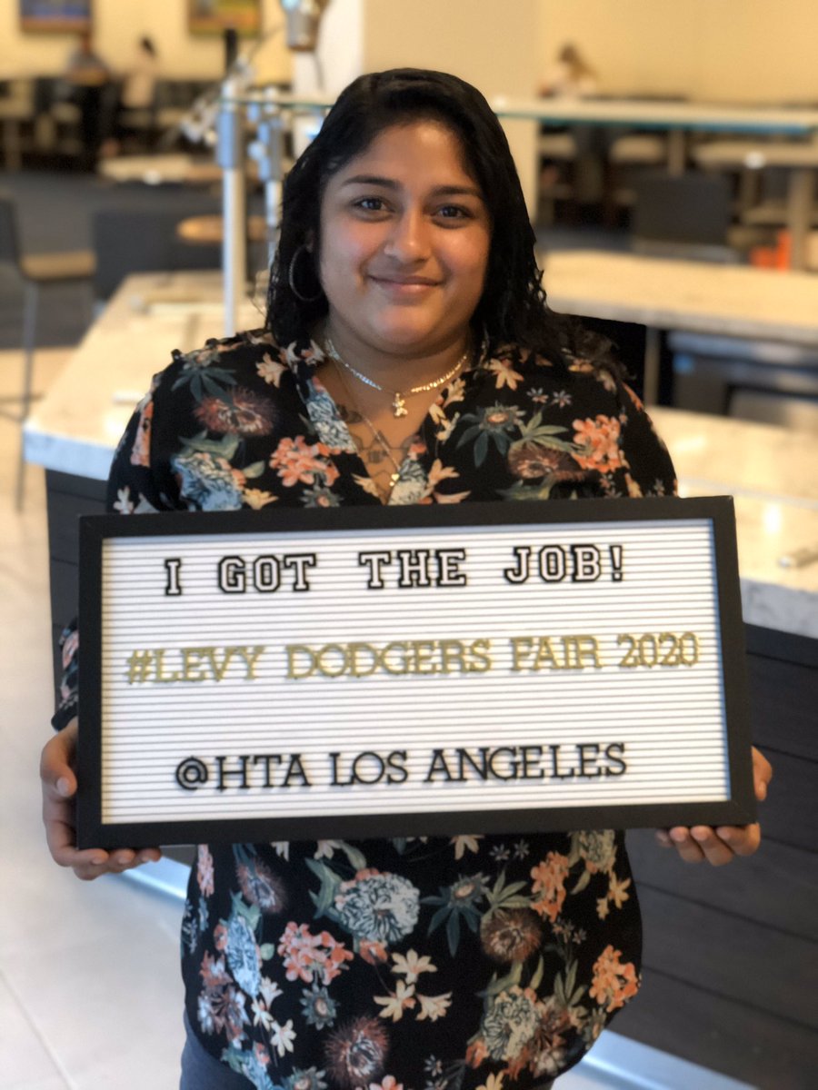 LosAngelesHTA's tweet image. Cesiah got #hired at @dodgerstadiumfood as a #PrepCook #success #levydodgersfair2020 #dodgerstadium