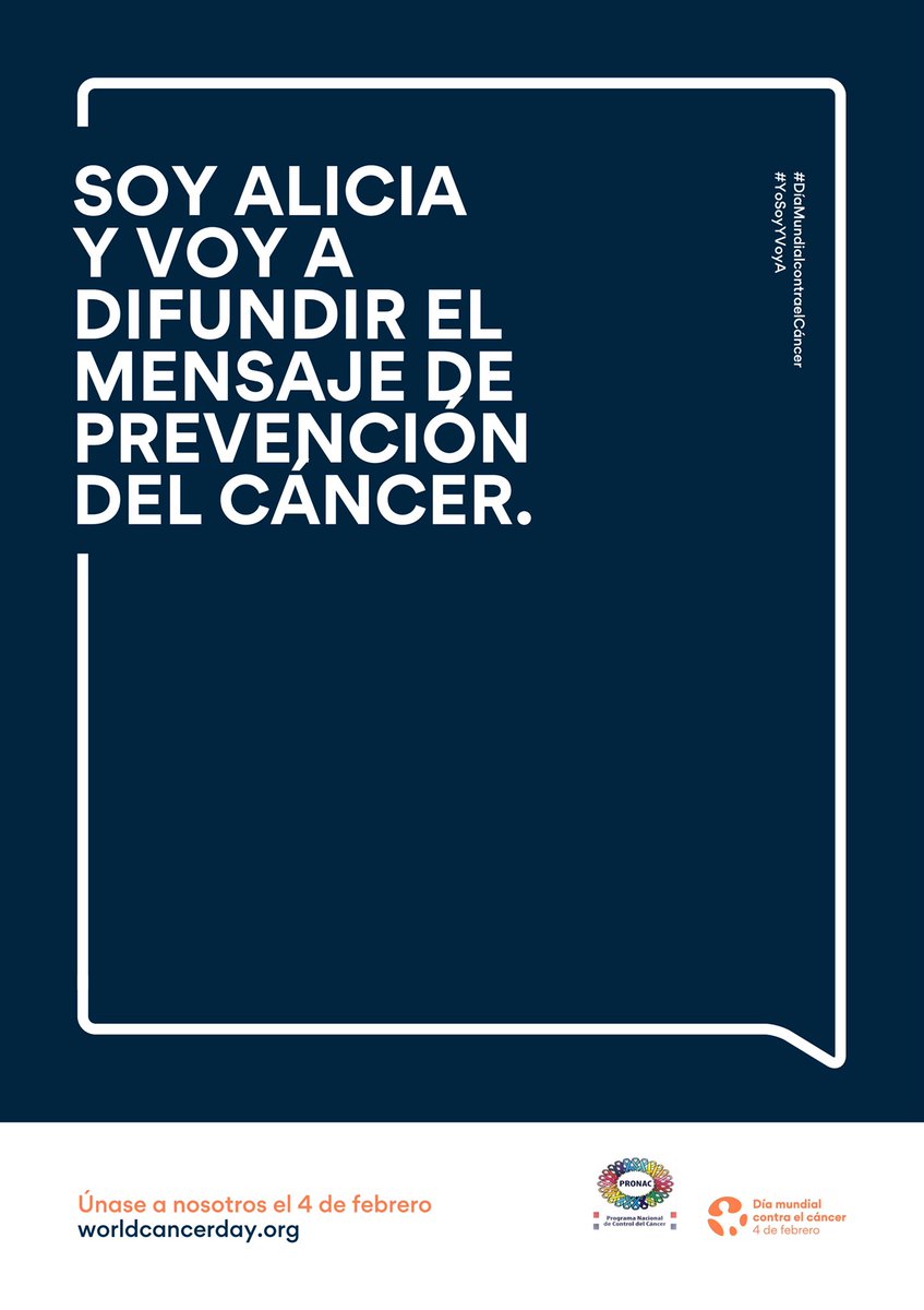 AliPomata's tweet photo. Acompáñanos el 4 de febrero en el @Shopping_delsol para confirmar tu compromiso en el #DiaMundialContraElCancer @msaludpy #pronac @Incanpy https://t.co/RrHUGA4m0x