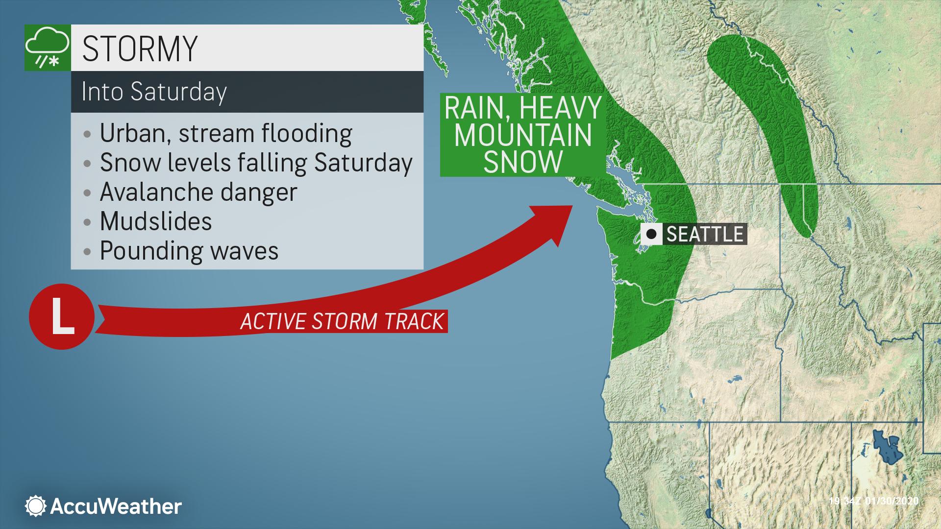 Breaking Weather by AccuWeather on Twitter "Seattle and Portland will