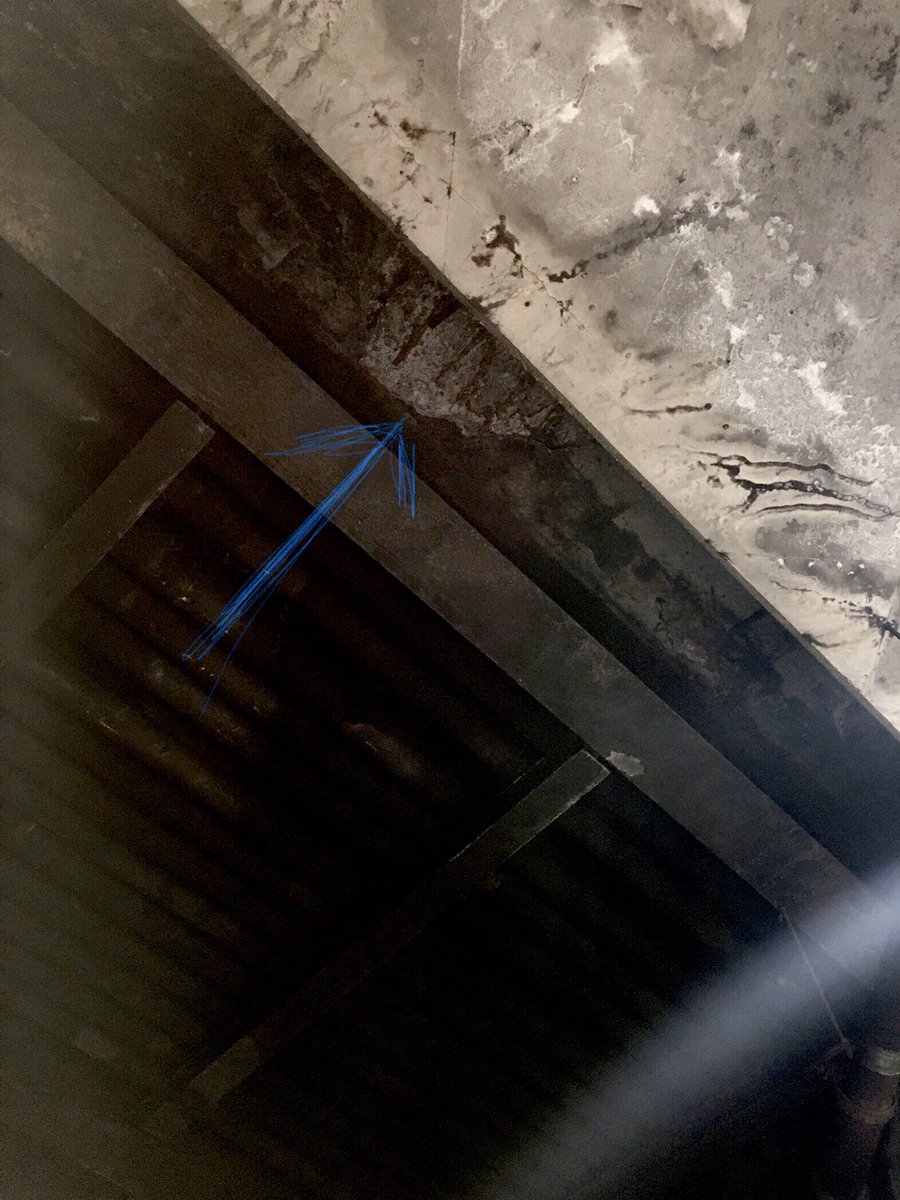 UhOh_Panda's tweet photo. Apparent bridge/ceiling fall on Porter commuter rail platform? How the @MBTA deals. Alewife Parking isn’t the only structure that has a history of dropping concrete from above, it appears. #MassAveUnderpass #FixTheT #FundTheT @MassGovernor @GlobeMetro @cambridgechron . https://t.co/5tzPMO9ZgA