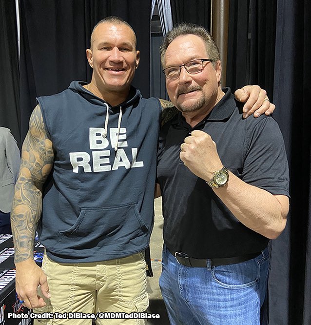 MDMTedDiBiase's tweet photo. The Orton and DiBiase families go back over 50 years! My dad &amp; Randy’s grandfather were tag team champions. Randy’s dad and I wrestled in the same era. @RandyOrton is an exceptional talent, on a whole different level entirely. It was great to see him and spend some time together. https://t.co/Sx8lab8z5r