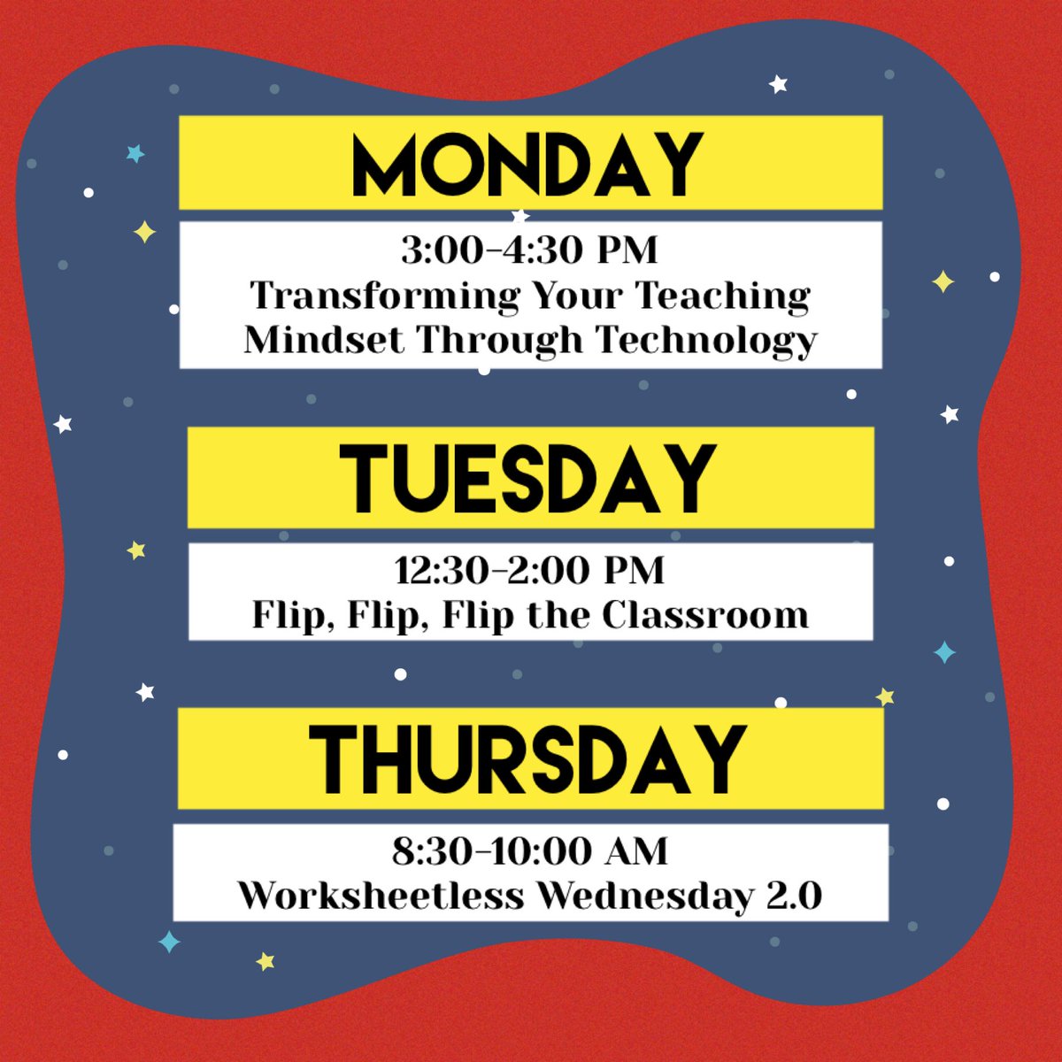 SAtechieteacher's tweet photo. Who’s going to @TCEA? If you came to our Worksheetless Wednesday session last year, you won’t want to miss this year’s 2.0 version! #somanyideas #seeyouthere #worksheetless https://t.co/pUabGo6HlW