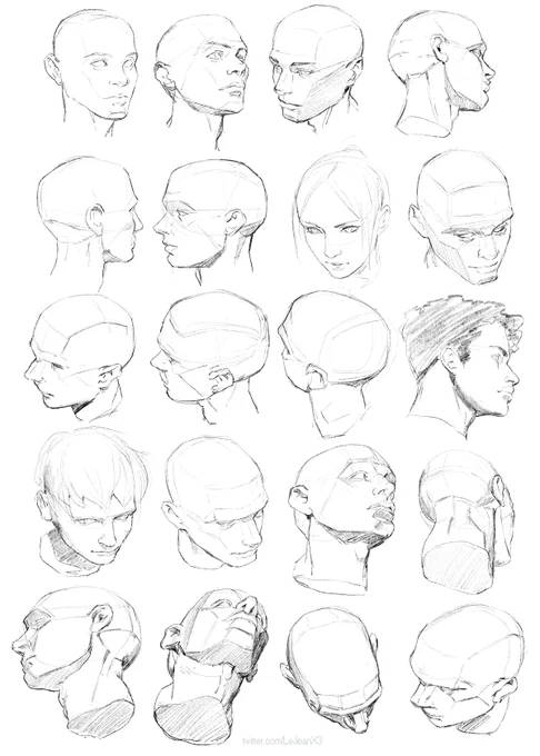 Head studies. 
https://t.co/YGUZVQVhKw 