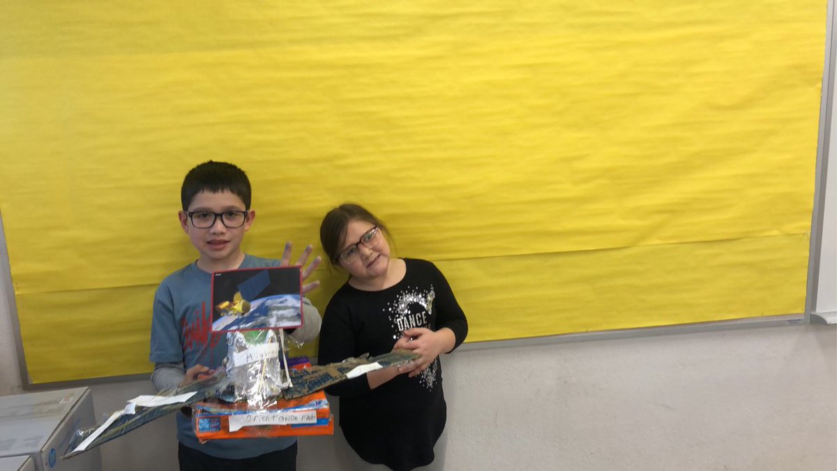 MDWASES's tweet photo. Grateful for our @CalSAC Science Action Club collaboration! Students built satellites 🛰 &amp; learned the parts that make them possible to function. Their job tonight is to try to spot a satellite in the sky 🛰 @MyronWitterElem https://t.co/K48wBQYTxE