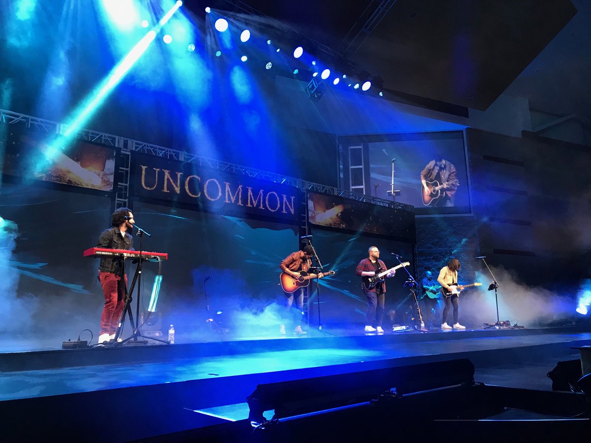 SteveSonderman's tweet photo. No Regrets rehearsal is taking place, band sounds amazing, set is incredible, opening video fabulous-see you Sat https://t.co/AROVg64ozO