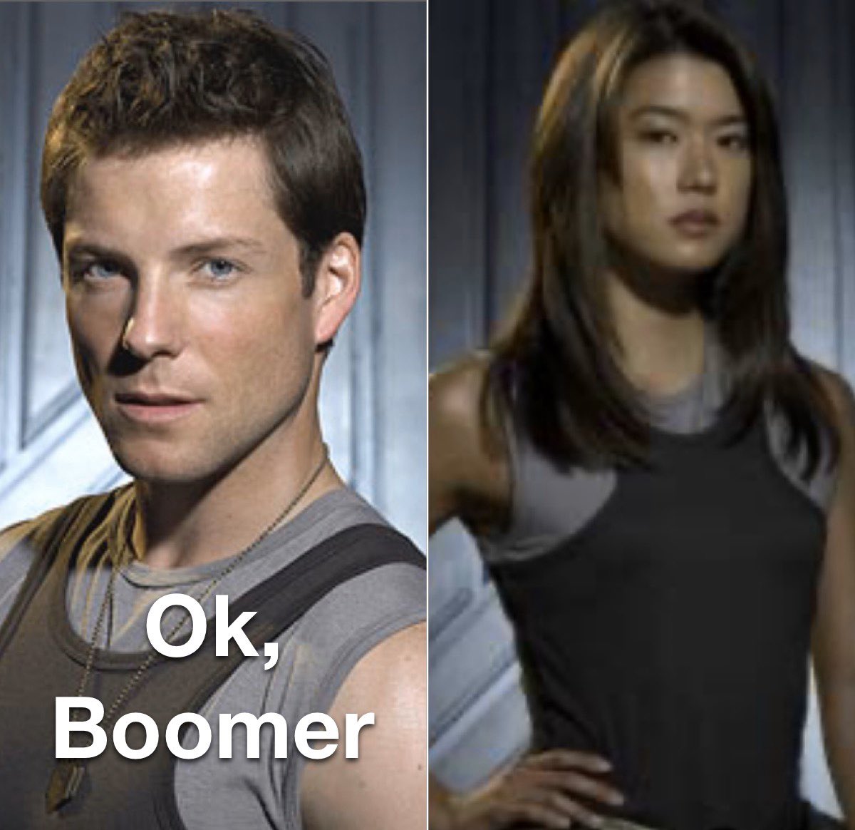 #battlestargalactica #Apollo #okboomer #boomer #syfy <a href="/BSGmuseum/">Battlestar Galactica Museum</a>