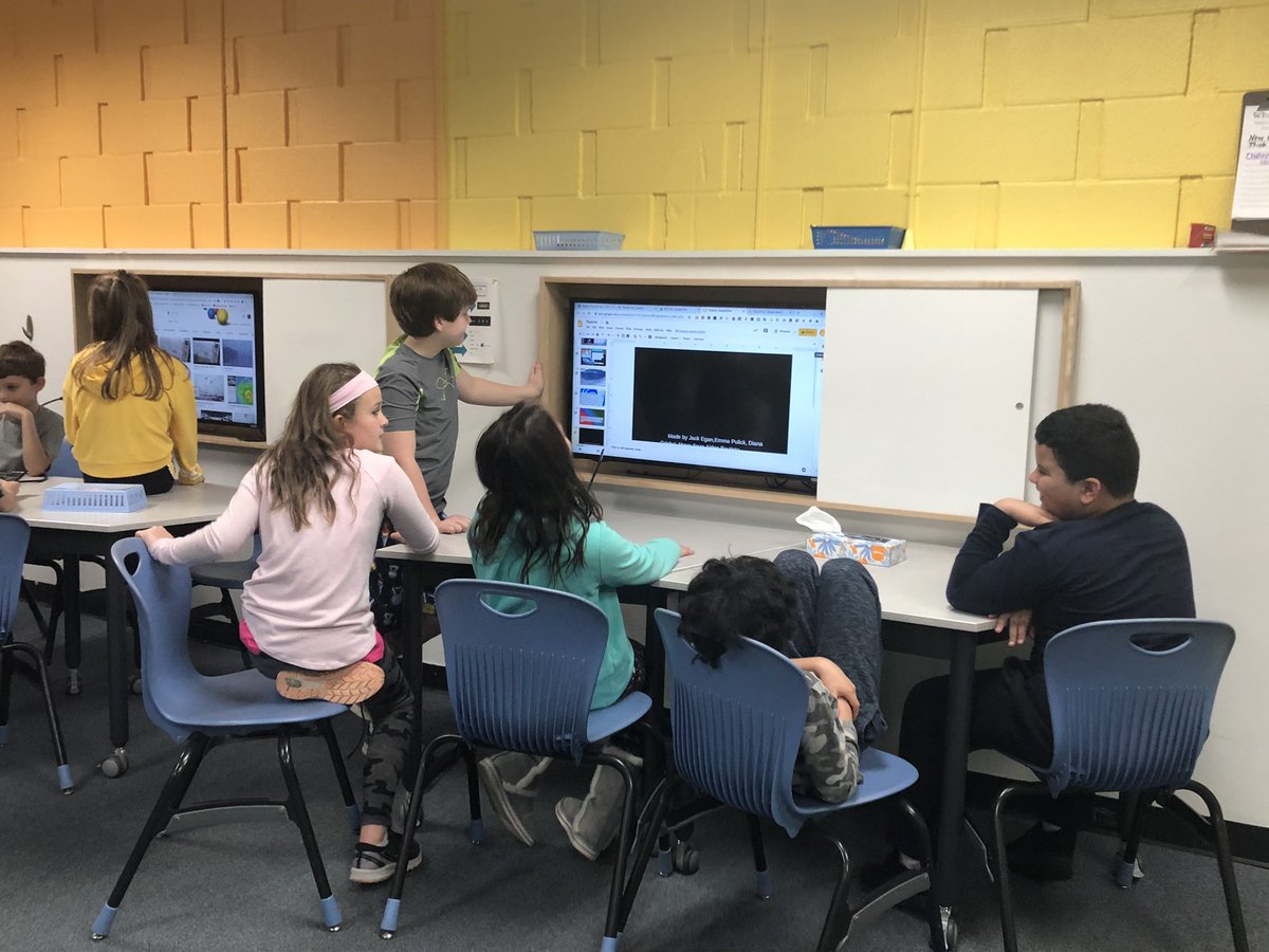 One last run through of our research presentations today before we present tomorrow! Our <a href="/ARPanthers/">Austin Road School</a> Learning Lab was a great space for multiple groups to practice at once!