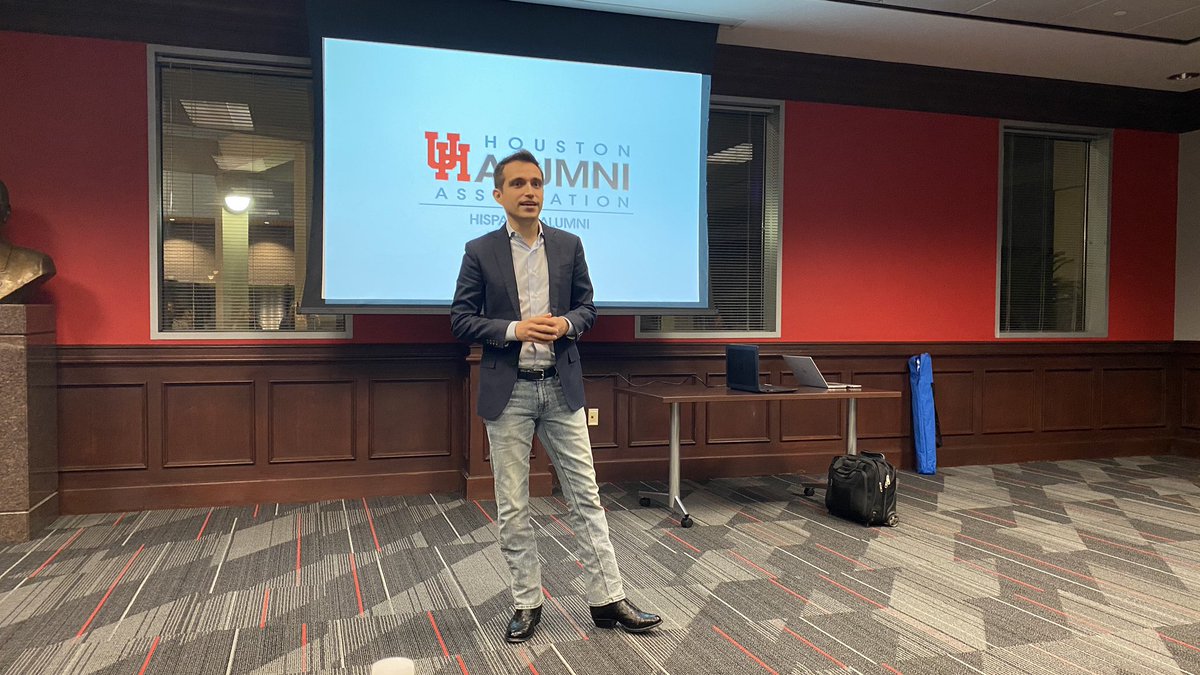 HectorMoralesTX's tweet photo. Thank you to the @UHHispanicAlum and President @eddie_c7 for allowing @HarrisCoPct2 to talk about Commissioner @AdrianGarciaHTX’s FREE #SAT prep class and summer #internship program during their financial literacy class! Lots of great work being done!
#OnOurSide #Precinct2Strong https://t.co/N2wKivkV1A