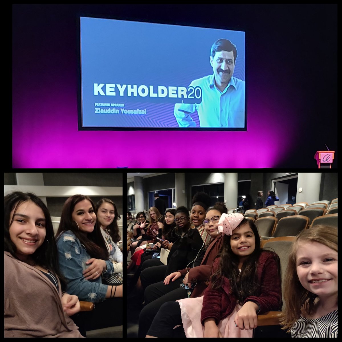 MrsWartel's tweet photo. Supporting our Sadler Means Sisters Karina and Iyana as they are honored tonight. #RaiseYourVoiceAward #KeyHolder20 #LetHerFly #SaveSadlerMeans @ZiauddinY @SadlerMeansYWLA @CAOrtizYWLA @zamoranoteach @longcenter @AustinISD @SaveSchools_ATX https://t.co/lj5hsmMYfY