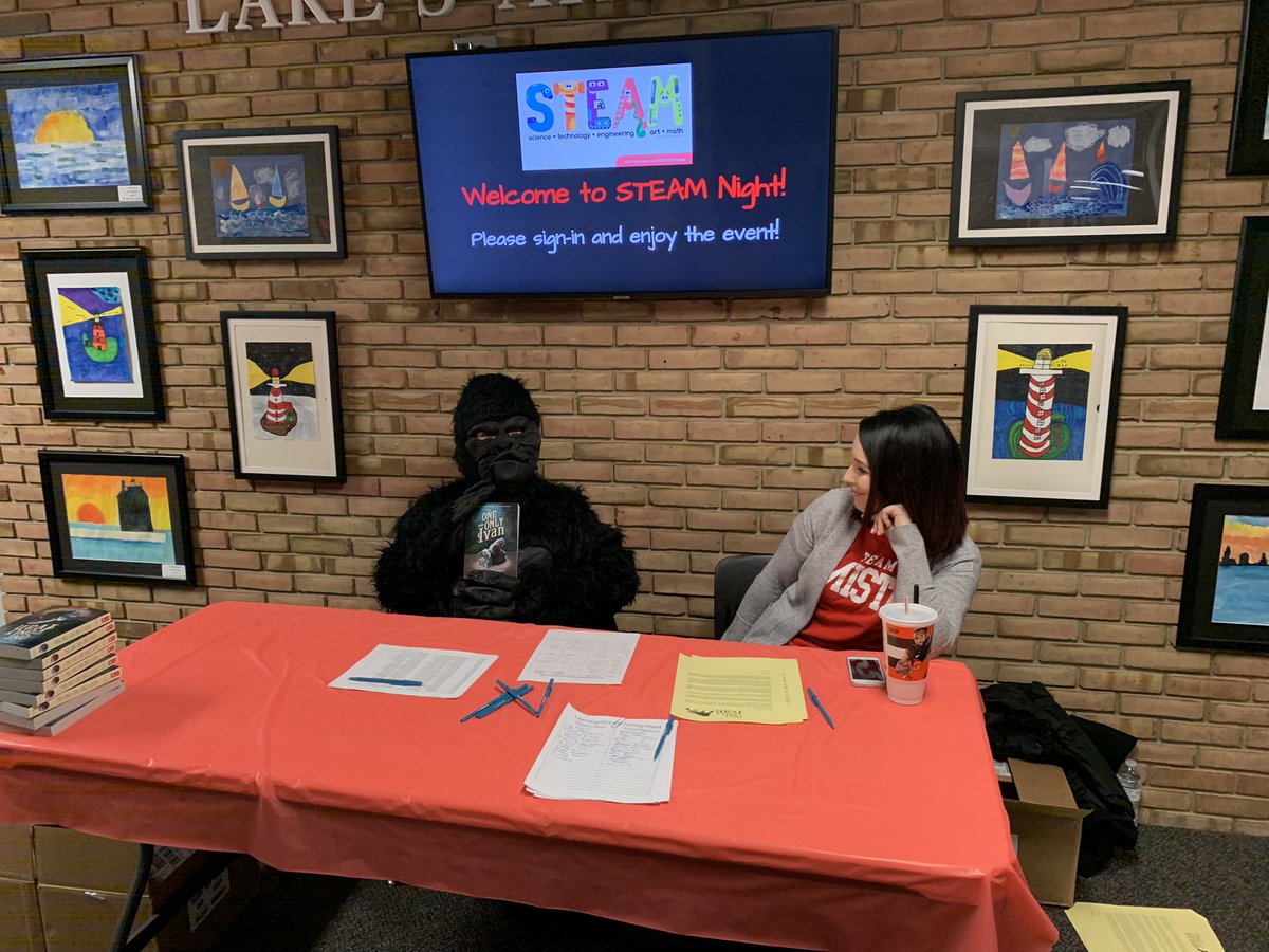 Thanks to the students, parents and teachers who were part of Lake’s Steam Night! Many great Steam challenges and a terrific One School-One Book kickoff!