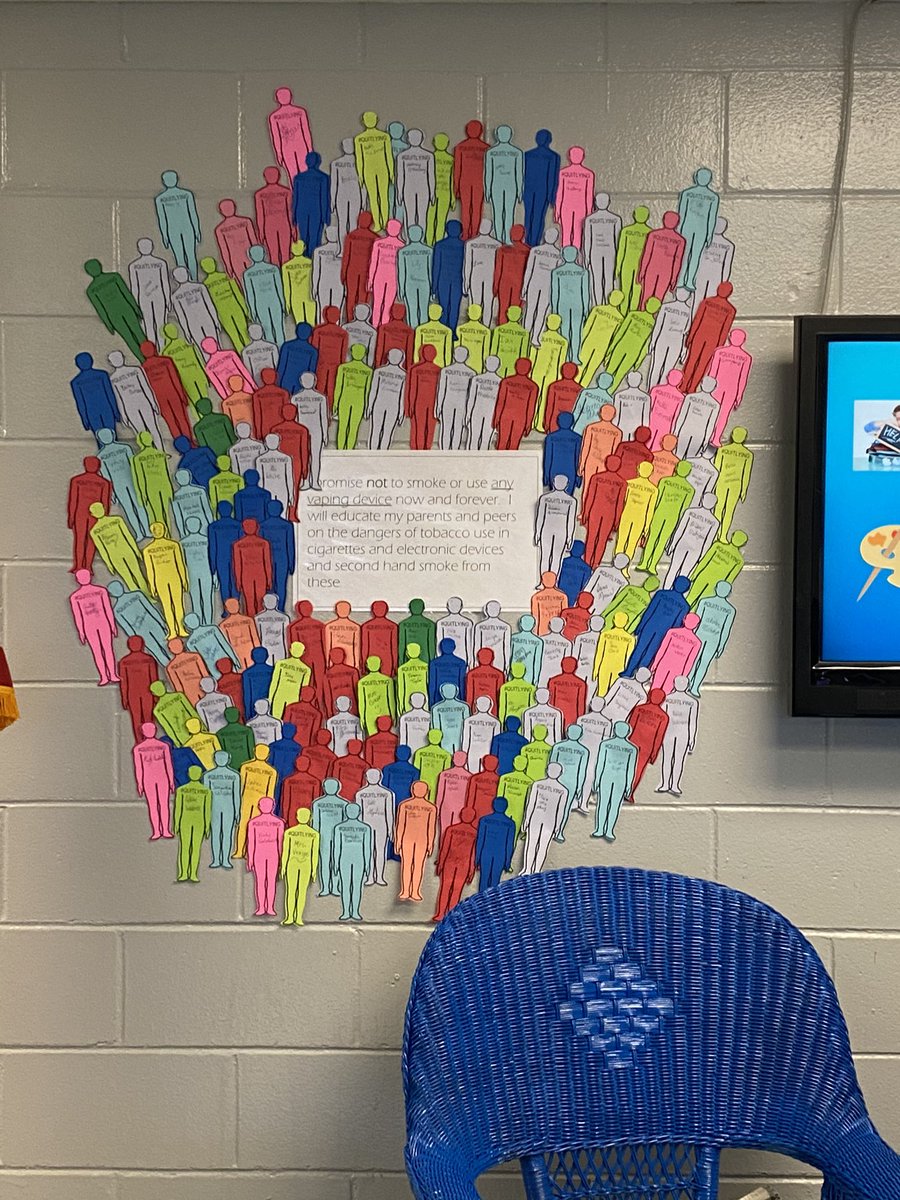MCSDMorris's tweet photo. Day 1 of the #QuitLying event at WMS! Students are being educated on the harm vaping does to the young brain and lungs. Students are challenged to get the facts about vaping and pledge their commitment against Big Tobacco.   
#QuitLying #WeAreCity https://t.co/iyPgPQRRlp