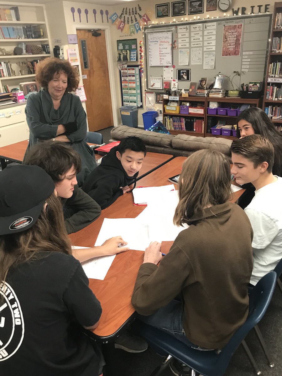 TCPS_Middle's tweet photo. #8thgrade students translated Issa’s #Japanese #haiku #poem with our guest speaker, Susan Minnicks from the @SanDiegoAreaWP. What an incredible, #metacognitive and #collaborative experience! 📝⭐️📝@CATranslation #poetryinsideout @TCPS1 @writingproject #poetry https://t.co/UzPb1c8kZV