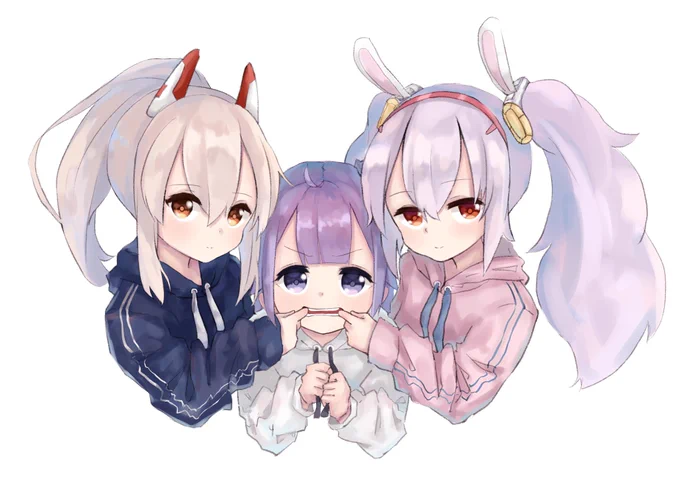 アズールレーン
綾波、ユニコーン、ラフィーでパシャリ

投稿忘れてたやつです。
次描く時はジャベリンも入れますので撲殺せんといて… 