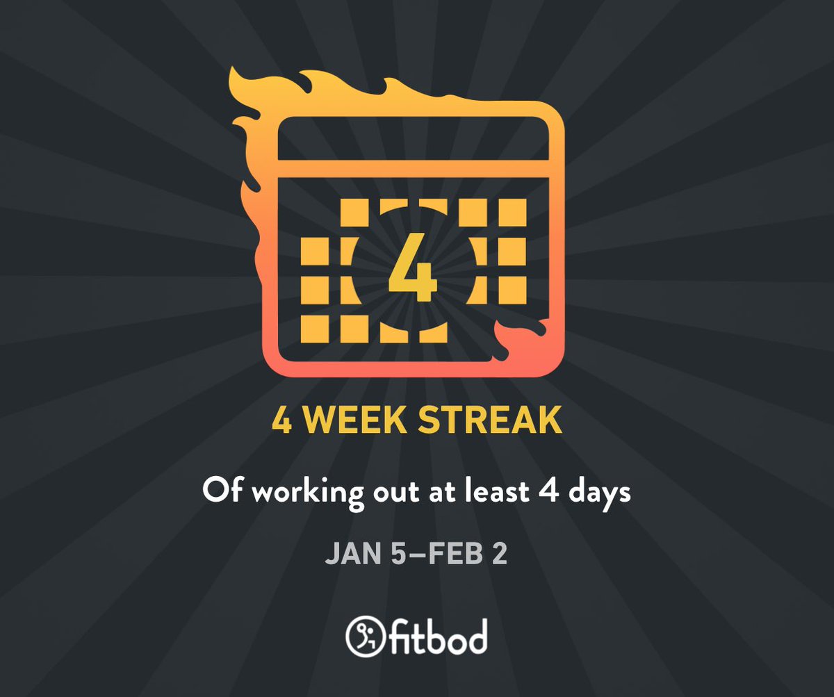 I just hit a new Personal Record with <a href="/fitbodapp/">Fitbod</a>!#kamostreaking ⁦<a href="/alysonwoodard/">Alyson Woodard</a>⁩ ⁦<a href="/woolverton_b/">Brian Woolverton</a>⁩ ⁦@sotexasannette⁩