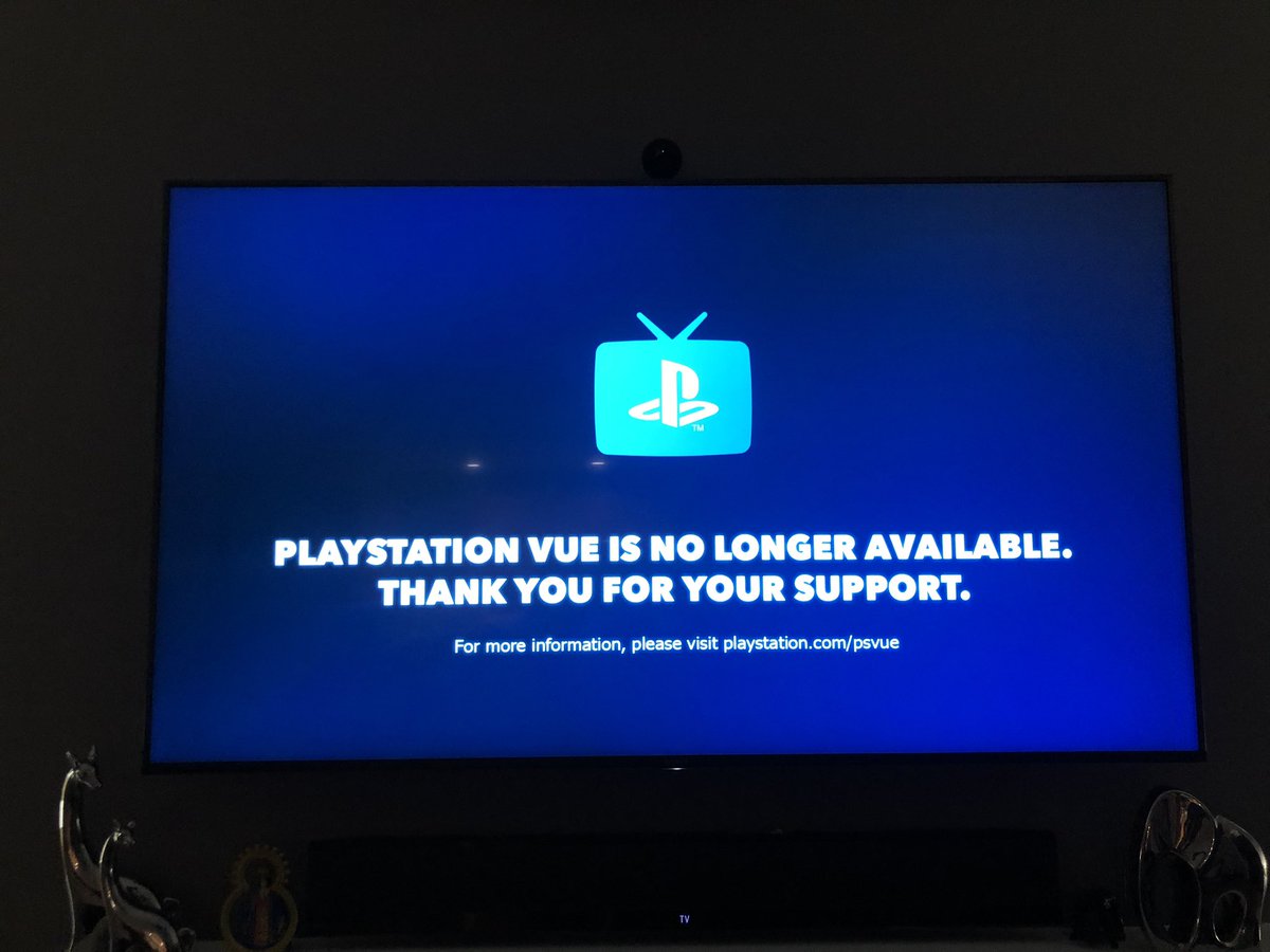 anubispla's tweet image. Rip #PSVue 😭😭 The one cable company that didnt make me feel like I was getting ripped off 🙁