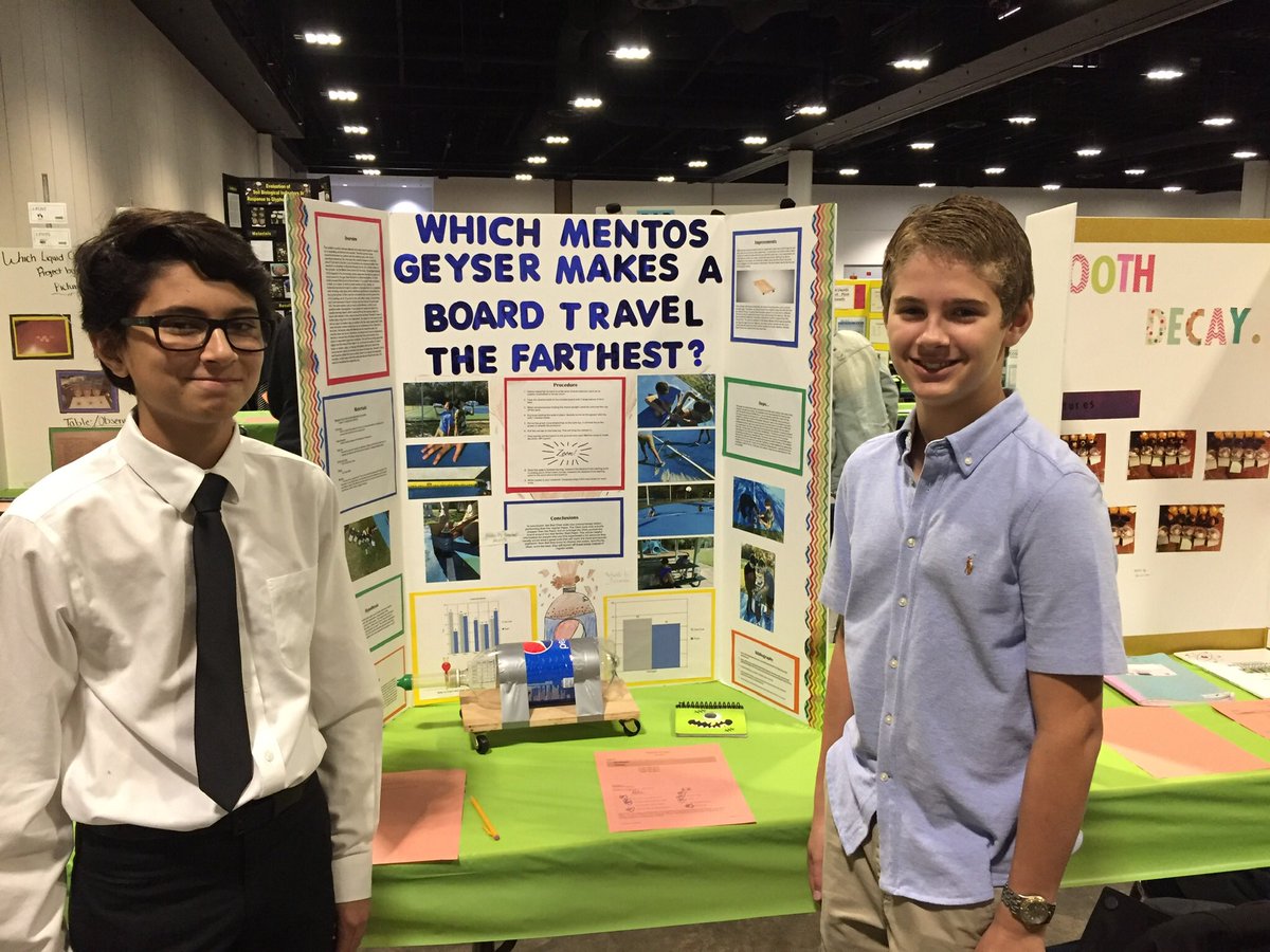 missklauka's tweet photo. These two worked so hard on their project and took SECOND in their category! I am so proud!!! #stemfair #walkerwolves @WalkerMiddleIB @TampaBaySTEM @hcpsmsscience https://t.co/D26e5Vbuuk