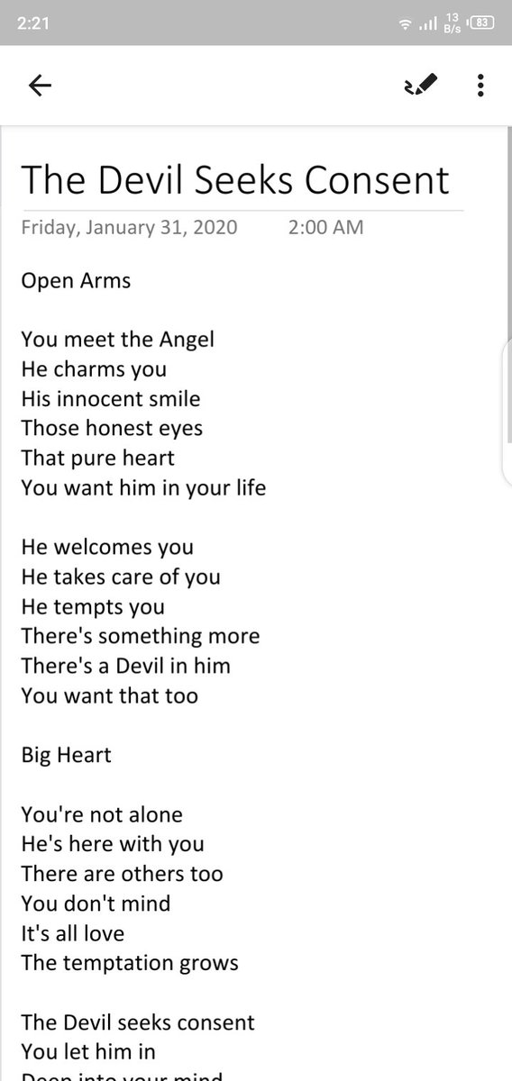 Ze_Austin's tweet photo. The Devil Seeks Consent

Writing this... Hurt. https://t.co/dZG2LriLqW