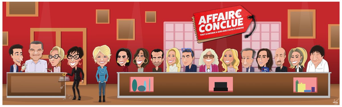 Kris Parenti (@krisdenerfs) on Twitter photo Une partie de l’équipe d’ #affaireconclue by me ^^ ✏️ #france2 @France2tv <a href="/France2_Presse/">France 2 Service Presse</a> #sophiedavant #warnerbros <a href="/warnerbrosfr/">Warner Bros France</a> #art #caricature Une partie de l’équipe d’ #affaireconclue by me ^^ ✏️ #france2 @France2tv <a href="/France2_Presse/">France 2 Service Presse</a> #sophiedavant #warnerbros <a href="/warnerbrosfr/">Warner Bros France</a> #art #caricature