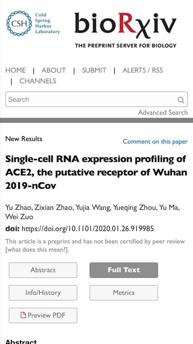 Chinesescientists have published a thesis on biorxiv: the new coronavirus, like SARS, needs to be combined with the ACE2receptor in the human body to infect humans.  Asian males have higher ACE2 than white / African people.  This is only a corollary and has not yet been confirmed