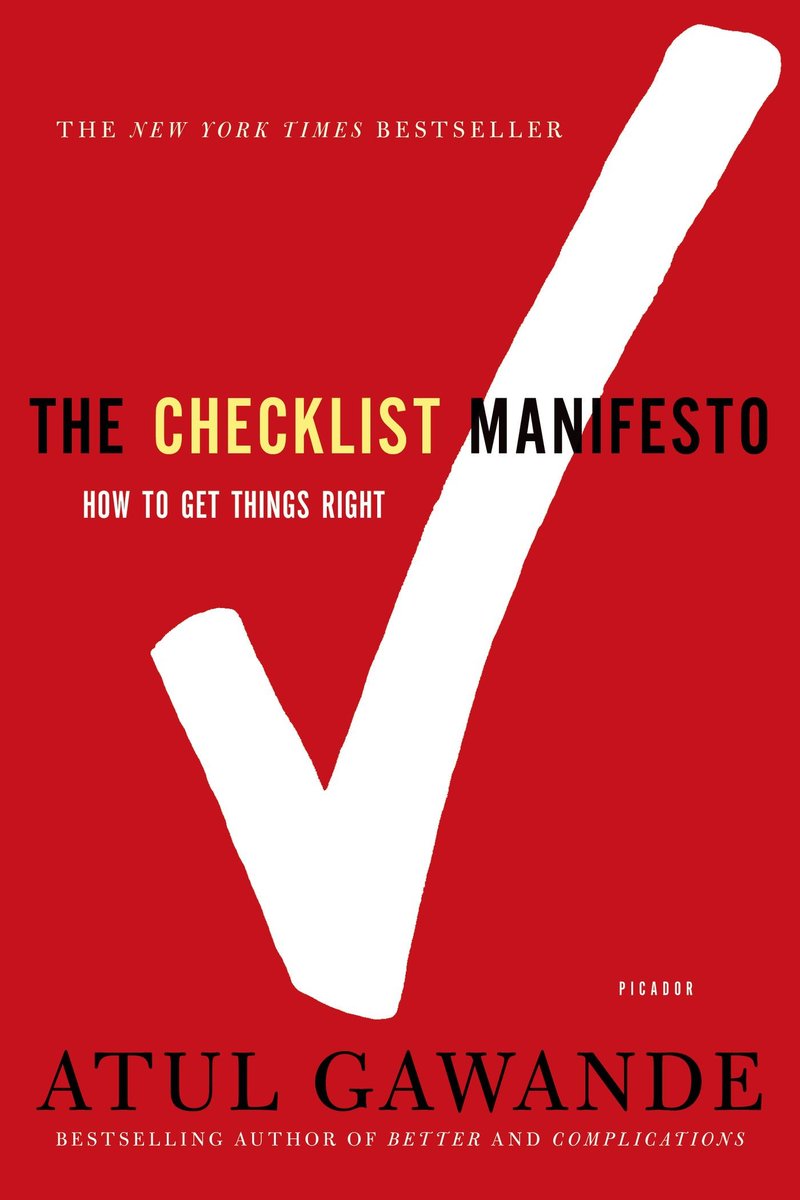 Steph_Sukow's tweet photo. Finishing the month with books #6 and #7 - "The Wicked Will Rise" and @Atul_Gawande's "The Checklist Manifesto." #efficiency #checklistsaremyjam #CGReads https://t.co/Hrxf5VCJgm