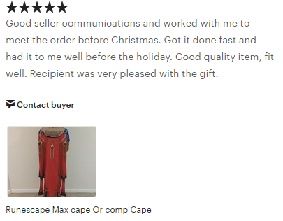 WizanthonyRS's tweet photo. Thanks for the kind words! ★★★★★
https://t.co/5p9oiWsJzH #etsy #clothing #costume #runescape #maxcape #compcape #rs3 #cape #gaming #jagex https://t.co/1Z5DS1R7WH
