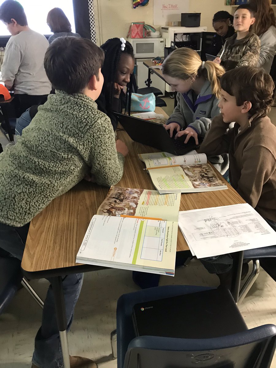 mrsdeaneWGE's tweet photo. Collaborating and creating...thatβs what good teachers do! My 4th graders planned the SS lesson on the Westward expansion and were the teachers today. π π #weleadwge #KidsDeserveIt #wgepride #teachersfortheday https://t.co/z4mYei2RaC