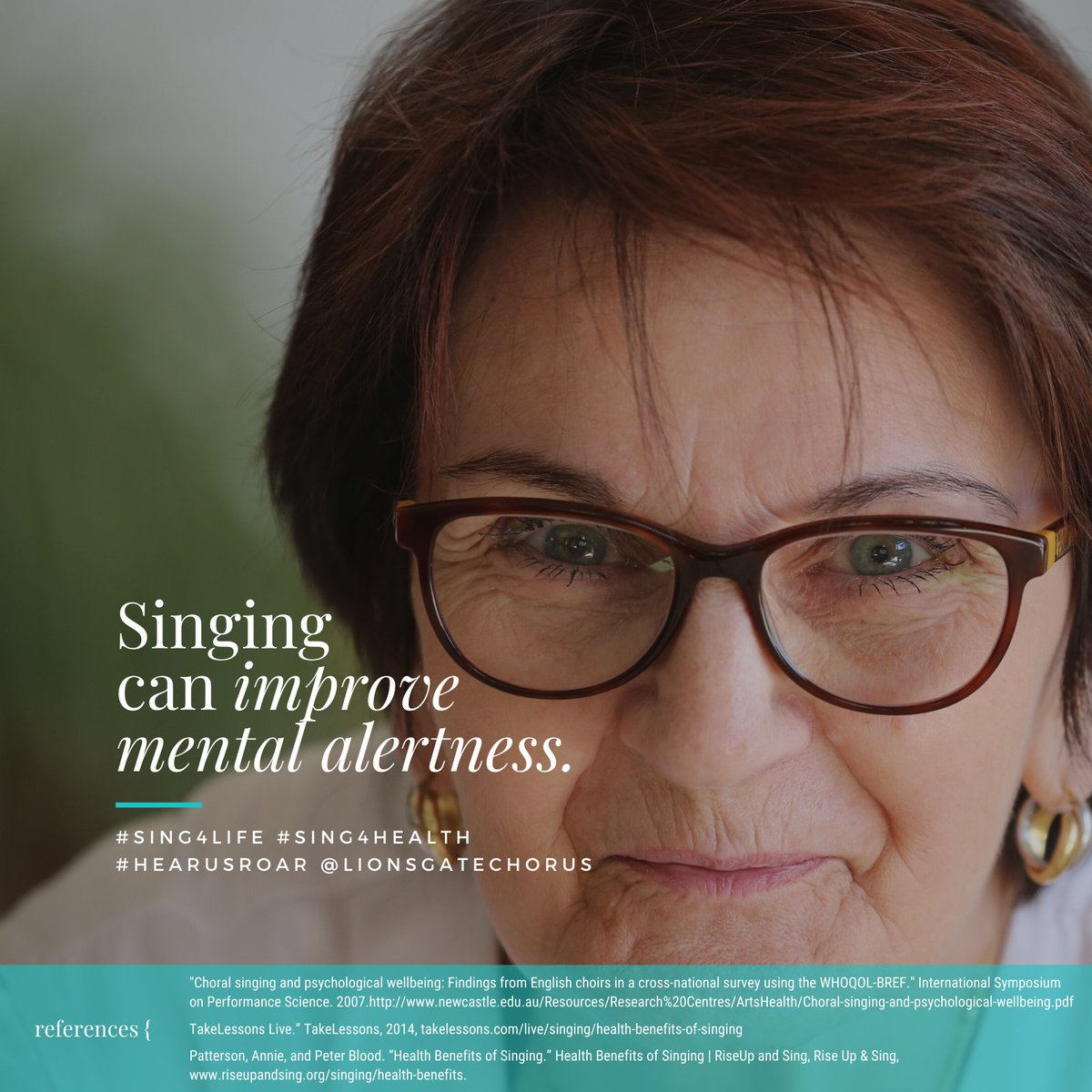 Fact: Singing can improve mental alertness! #wellness20 #sing4health #sing4life #hearusroar #lionsgatechorus

Check out our round-up of some of the top health benefits of singing at ow.ly/VisD50y7muT

Sing with us! lionsgatechorus.ca/join-us