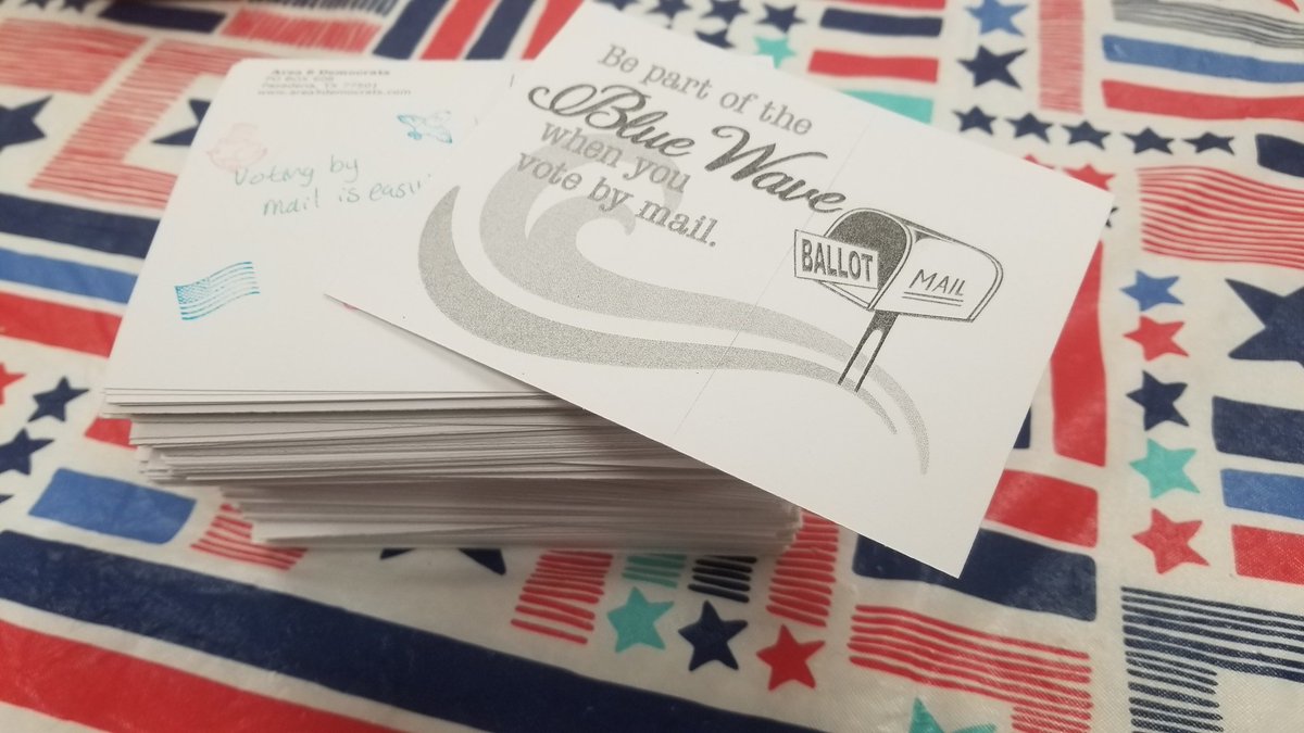 GJBvote's tweet image. So many cards!!! @Area5Dems looks great! Come out and help every Thursday 630pm