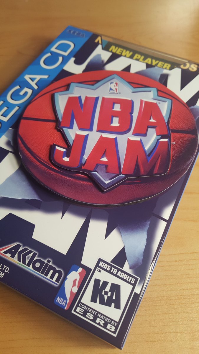 VSleeves's tweet photo. Last and final phase 5 of @TBellyDaShow order! Custom NBA Jam sleeve with a surprise twist. Added a gift from me. 3d effect. Thank you again for your order @TBellyDaShow
#nes #sega #segacd #vgds #dustsleeve #3d #popart #nbajam #videogame #gamer #videogamedustsleeves #dbjs https://t.co/7zZ3x3YGjL