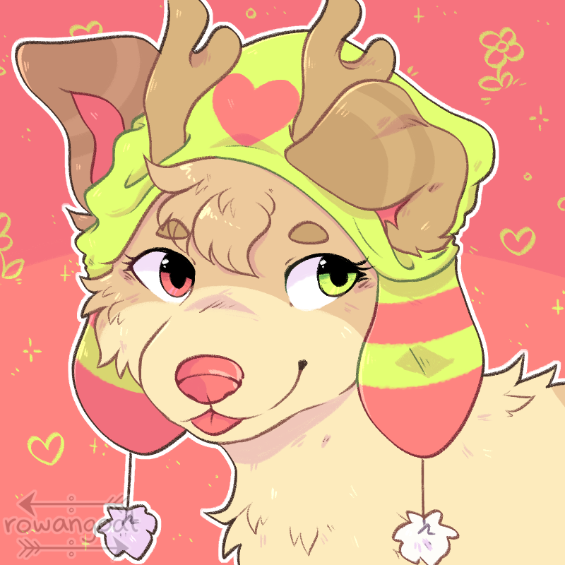 rowangoat's tweet photo. messing around with styles a bit today.... made an icon of bear! this was fun and i love her https://t.co/Hq0pkiiIzt