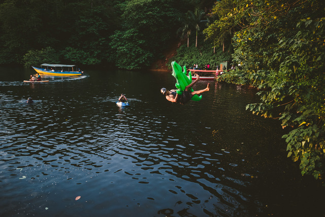 #NileRiverFest 2020 kicked off last night with loads of Big Air Ramp action