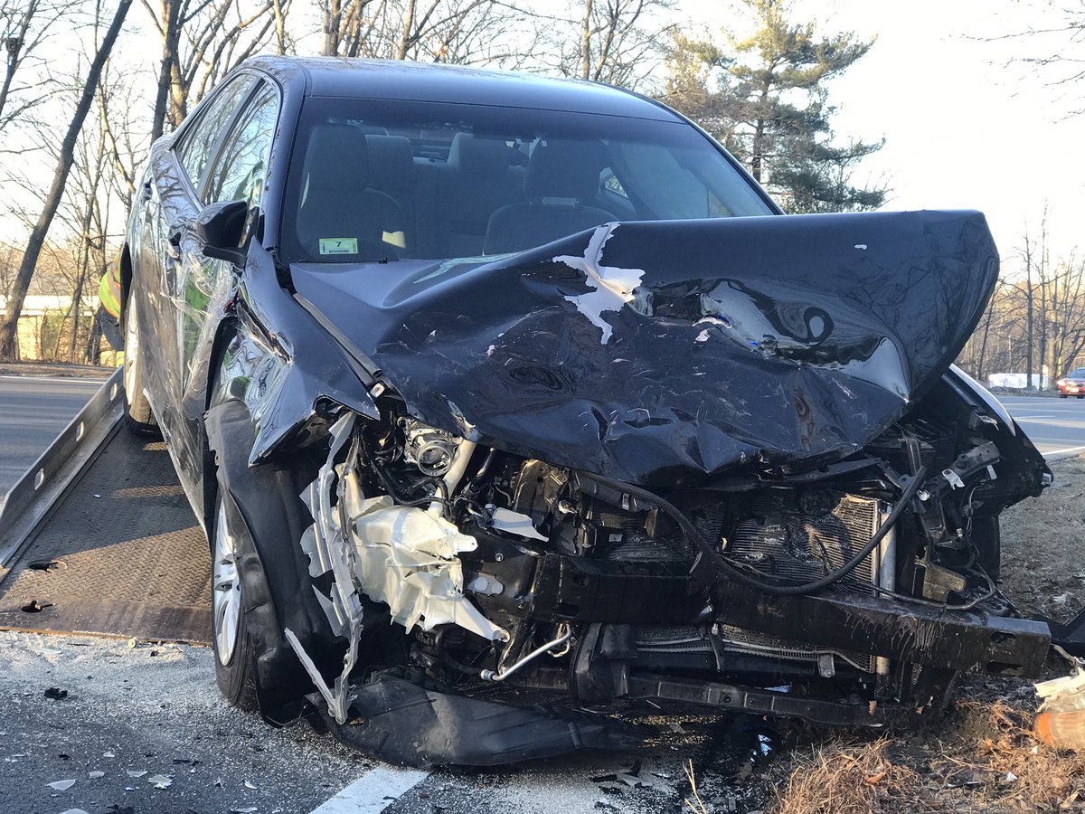 FreeBobiWine on Twitter: &quot;Survived a car accident which almost took my life at Boston College. My black camry was wrecked beyond repair after the red car failed to stop at a