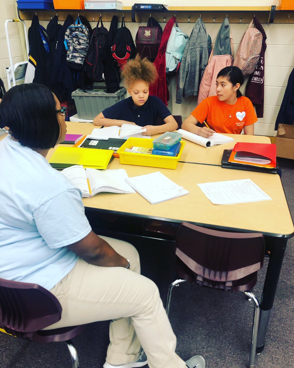 JohnAmesse's tweet photo. This week's shoutout is to our fifth grade teacher Mrs. Bass. Mrs. Bass truly embodies "student ownership." Her learners ask and answer their own questions and support and push each other to grow in class, all while having fun! https://t.co/3HGPwIRIa3