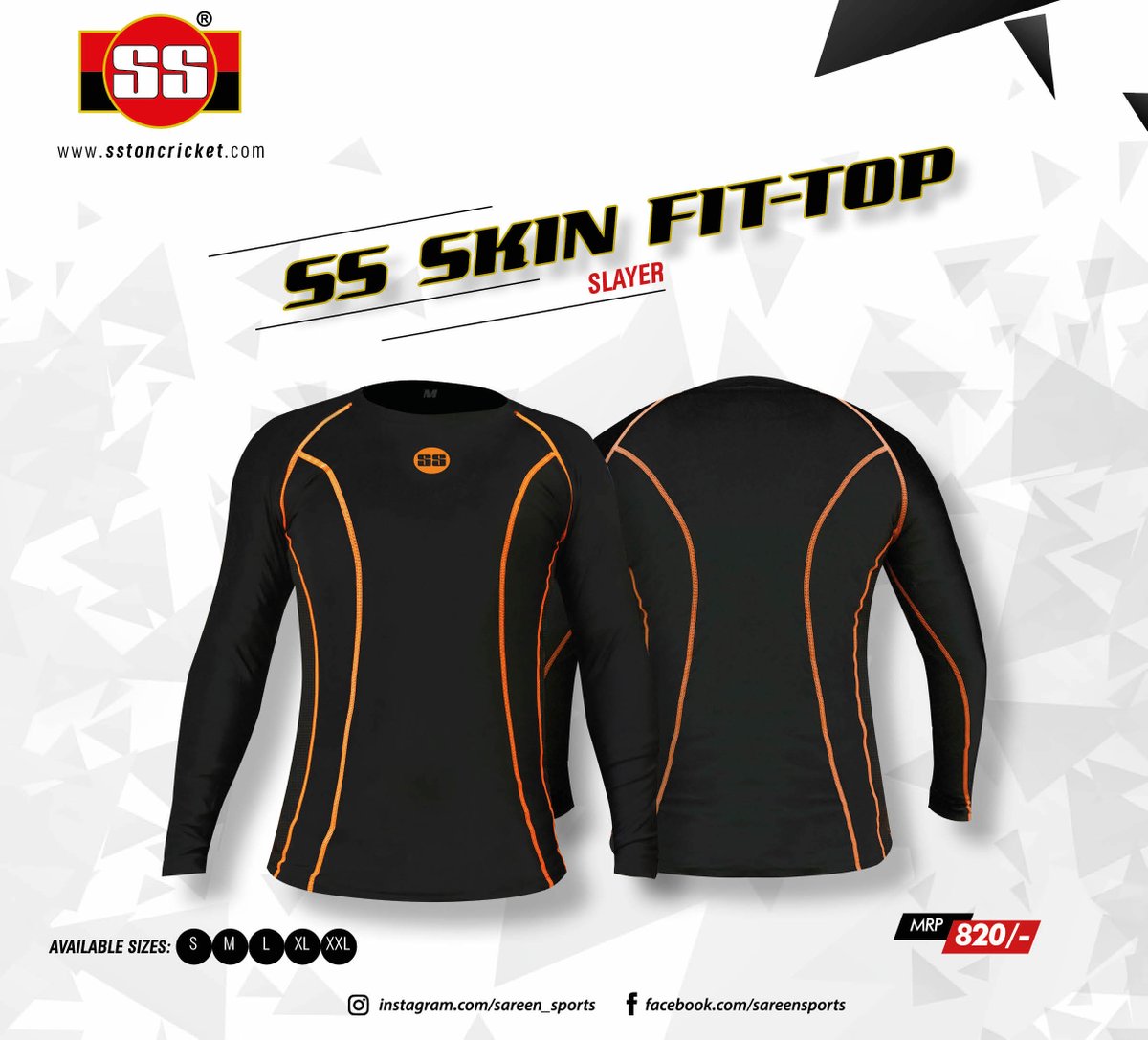 SareenSports's tweet photo. SS Skin Fit-Top
#activeapparel
#bestneverstops
#cricket_means_ss https://t.co/wmCGjZhv5l