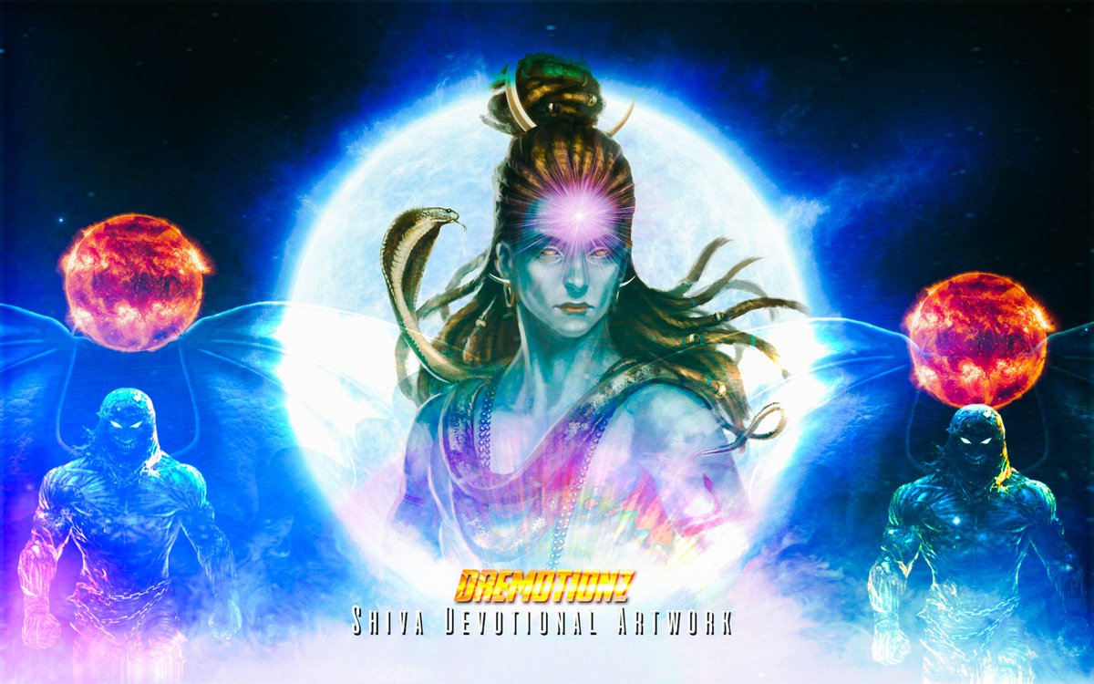 ArtworkShiva's tweet photo. #lordshiva #shiva #BamBamBhole #bholenath
 |Om Namah Shivay| Our #mahadev ji is not only the God of destruction. He is also known to be the #bhootnath . Lord of the Ghosts, Bhoot-pret, pisach, etc. These spirits fear Lord Shiva and also worship him as their Master. #harharmahadev https://t.co/ndr1hj1voe