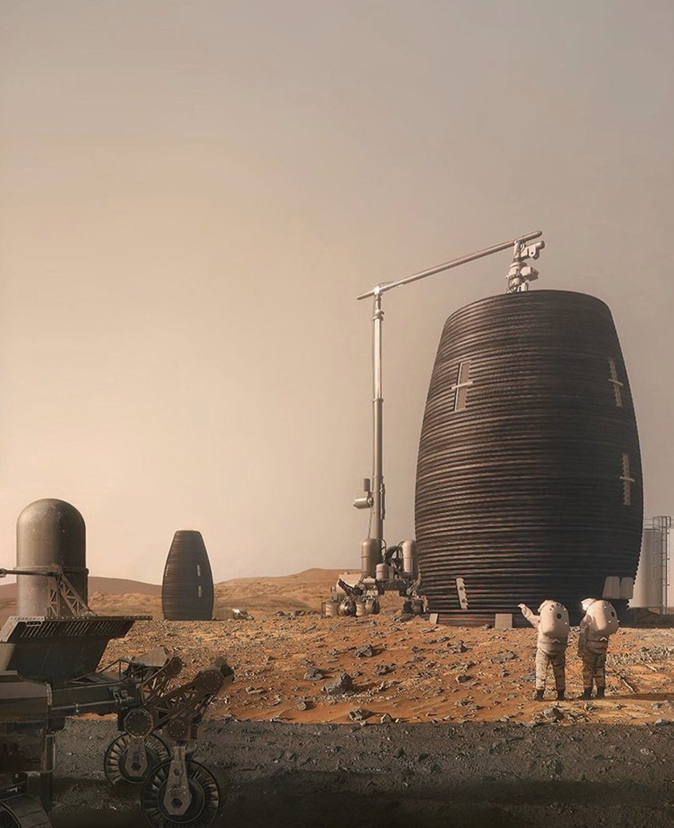 parametricarch's tweet photo. AISpaceFactory Will 3d Print "Marsha" As Our First Homes On #Mars.
#aispacefactory #mars #milkyway #solarsystem #3dprint #3dprinting #3dprinted #architect #architectureporn #architecture #architecturelovers #architecturephoto #digitalfabrication #parametricism #architects https://t.co/0BsjwzMPCn