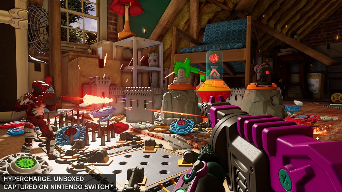 IndieDB's tweet image. The co-op multiplayer FPS with tower defence mechanics Hypercharge: Unboxed, is out now Nintendo Switch

indiedb.com/games/hypercha…