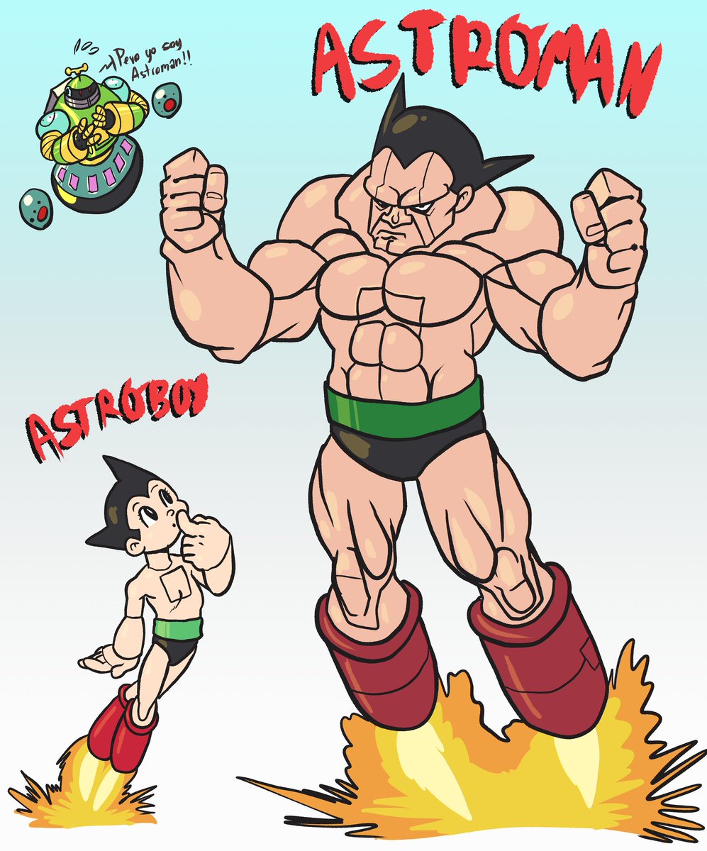 dragonfetus1's tweet photo. There is Astroboy and the there is Astroman! whoever that is... #dragonfetus #astroboy #tetsuwanatom #tetsuwan #osamu https://t.co/bRCZubaYsJ