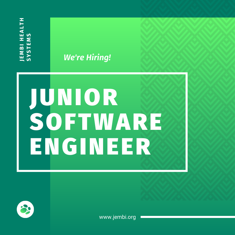 jembi_hs's tweet photo. We are looking for a self-motivated Junior Software Engineer: https://t.co/ahnW9osTNx https://t.co/EfKNKKJJN1