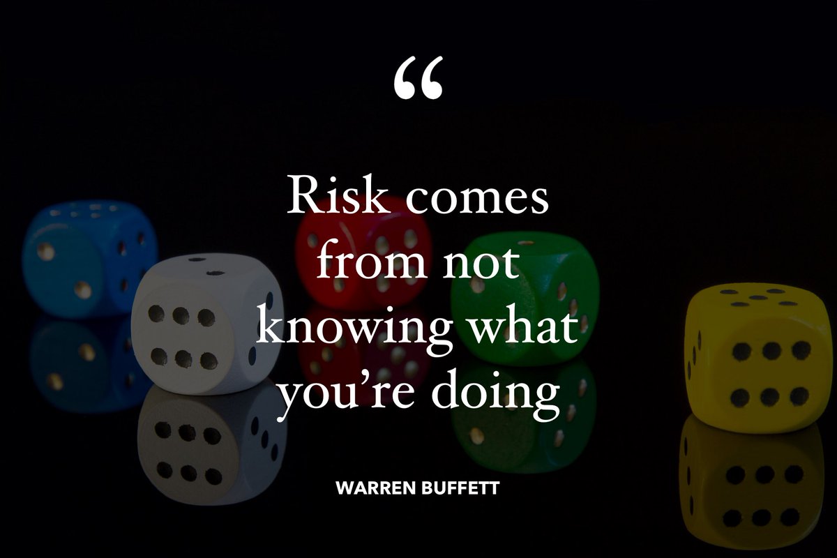 masters_biz's tweet image. “Risk comes from not knowing what you’re doing”

Warren Buffett

#mastersofbusiness #business #quote #inspiration #success