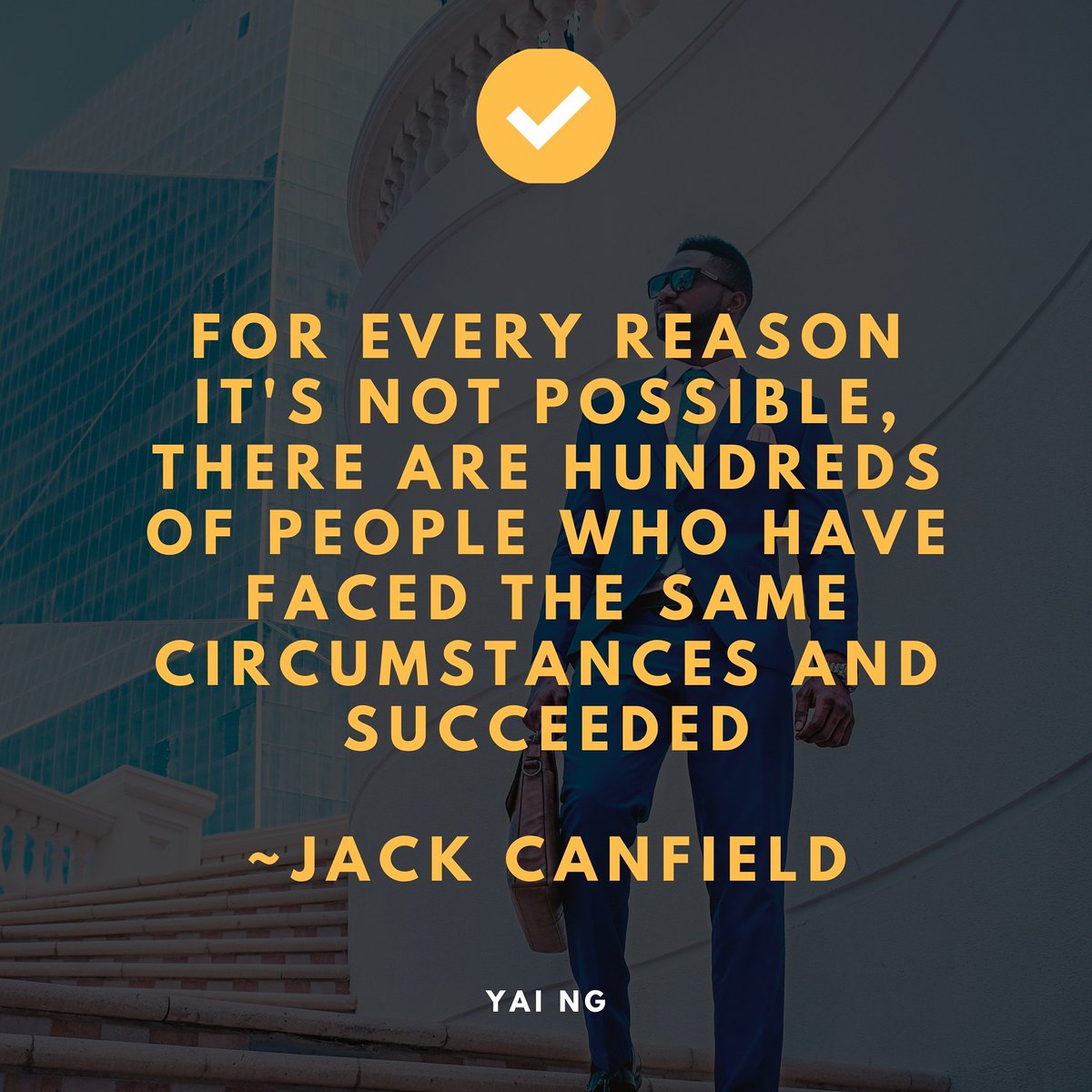 YAING17's tweet photo. Quit giving excuses and start doing!
#NoexcuseFriday
#YAINGquotes
#TGIF https://t.co/HtIAlTwQO7