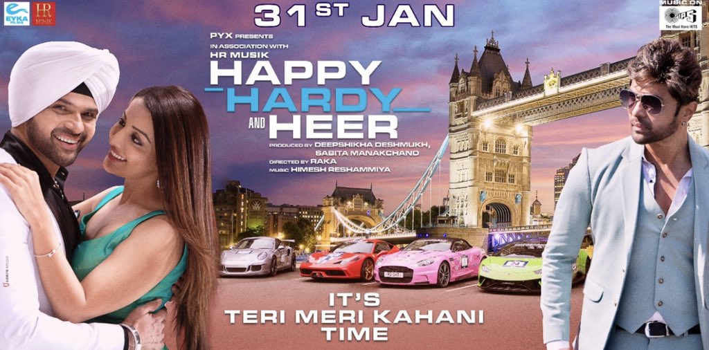 Tutejajoginder's tweet photo. Me best wishes, #HimeshReshammiya, for the release of #HappyHardyAndHeer today. Looking forward to a clean feel good musical in theatres! https://t.co/eNPu1bN2K5