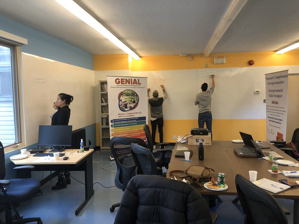 GlendonGENIAL's tweet photo. Kick off of the Entrepreneurial Skills Passport Program with the 2020 Glendon students entrepreneurs cohort eager to start their entrepreneurial journey #GlendonGenial #Glendon #YorkU https://t.co/xrTgZx3SE2
