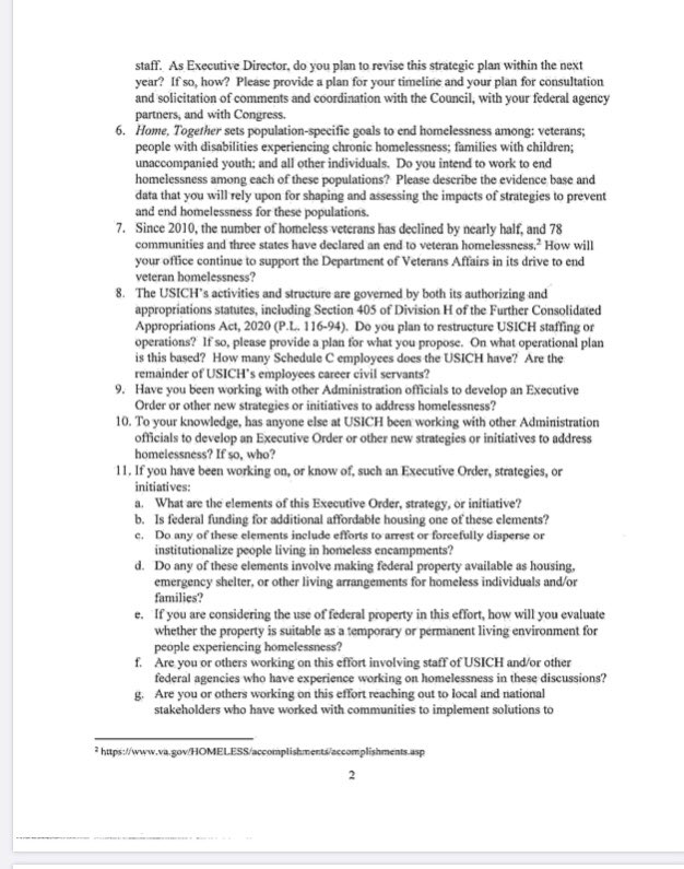 dianeyentel's tweet photo. Thanks @SenSherrodBrown @SenJackReed @SenWarren and all @SenateBanking Ds - we share your concern with USICH Director Marbut rejecting evidence based solutions to homelessness. #HomesEndHomelessness https://t.co/S0HeD166BH